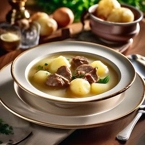 Австрийский суп Тафельшпиц. Ресторанное блюдо у вас дома!