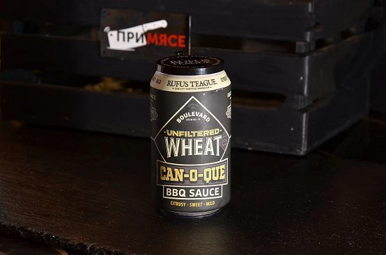 Соус томатный Rufus Teague Can-O-Que UNFILTERED WHEAT BBQ SAUCE ж/б 382г 