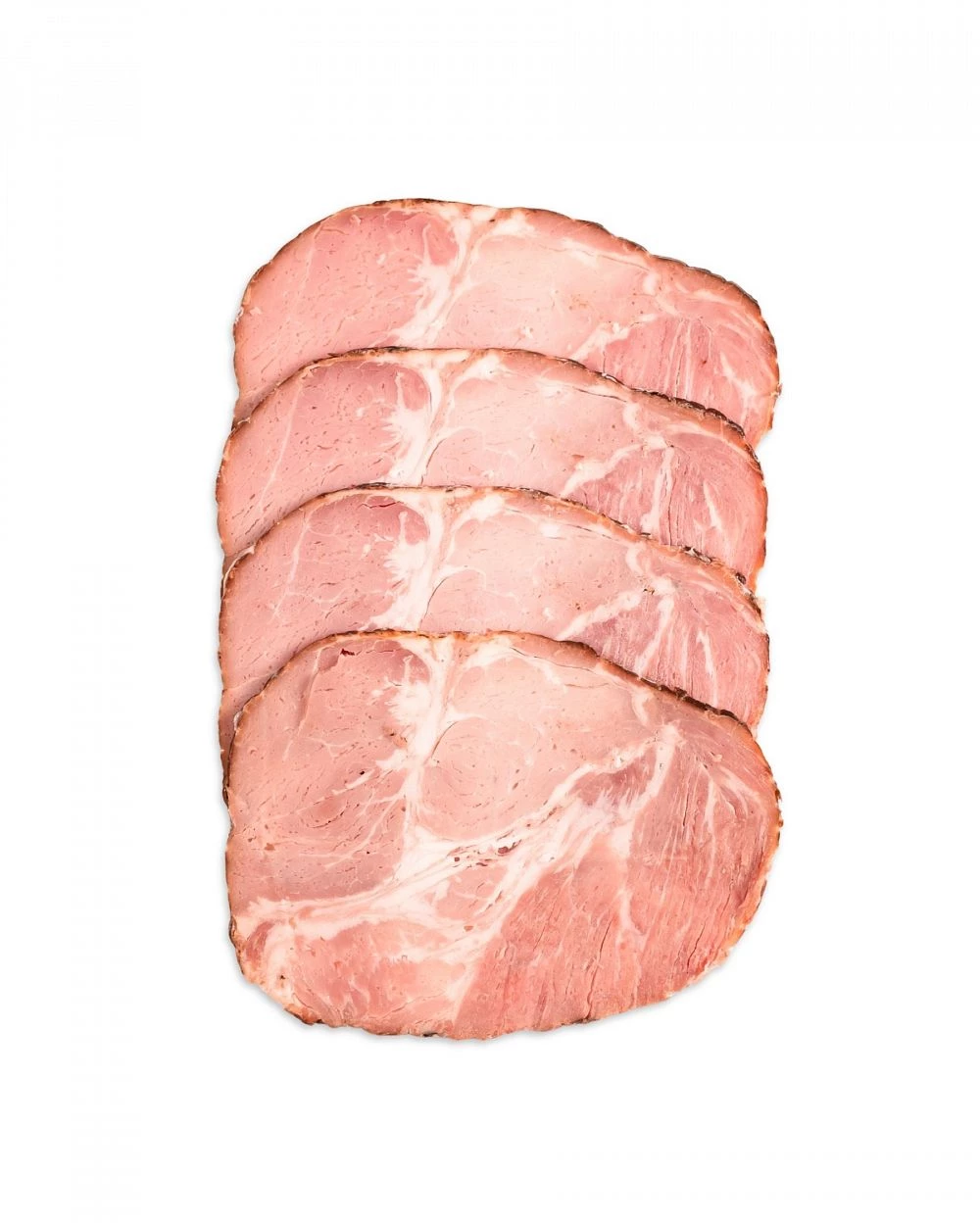 Свиная шея, копчёная в смокере 