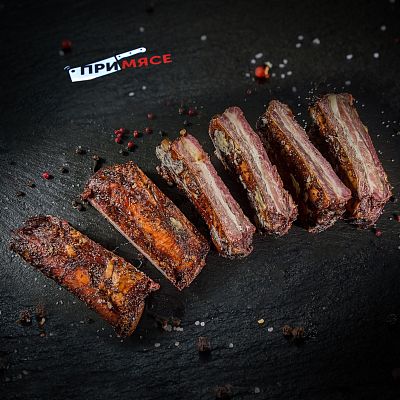 Ребра Back Ribs томленые в смокере 