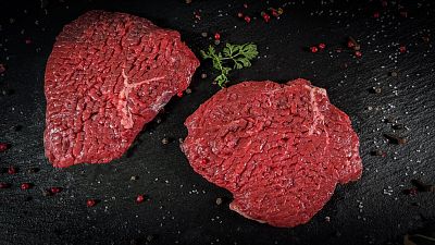Ромштекс из мраморной говядины 