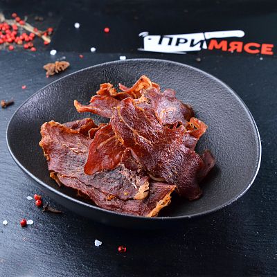 Чипсы из мраморной говядины острые 